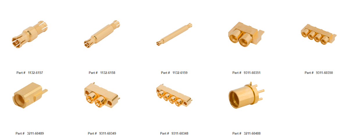 Amphenol / SV Microwave Interconnexions RF SMPM-XT